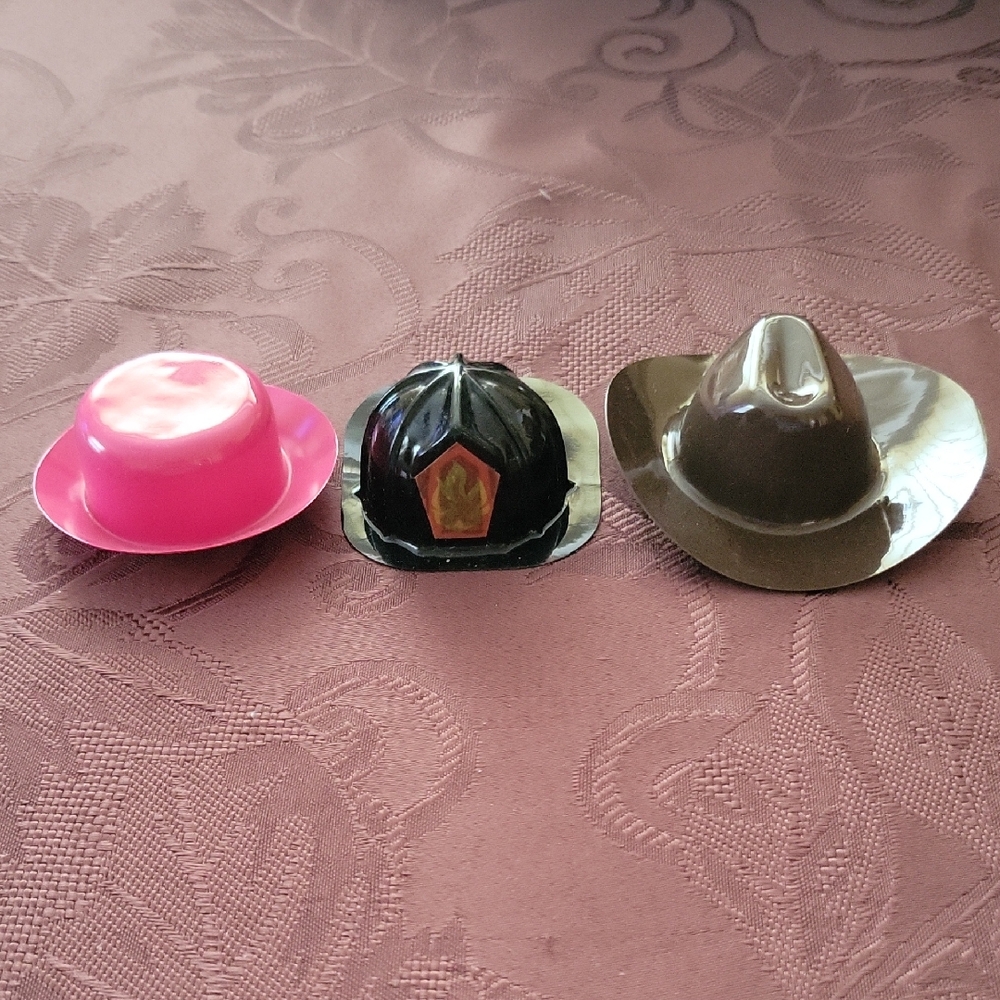 Set of Three Barbie Hats
